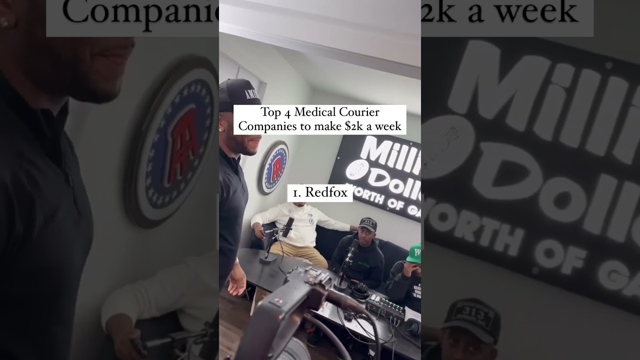 Top 4 Medical Courier companies you need to know‼️#courierlife