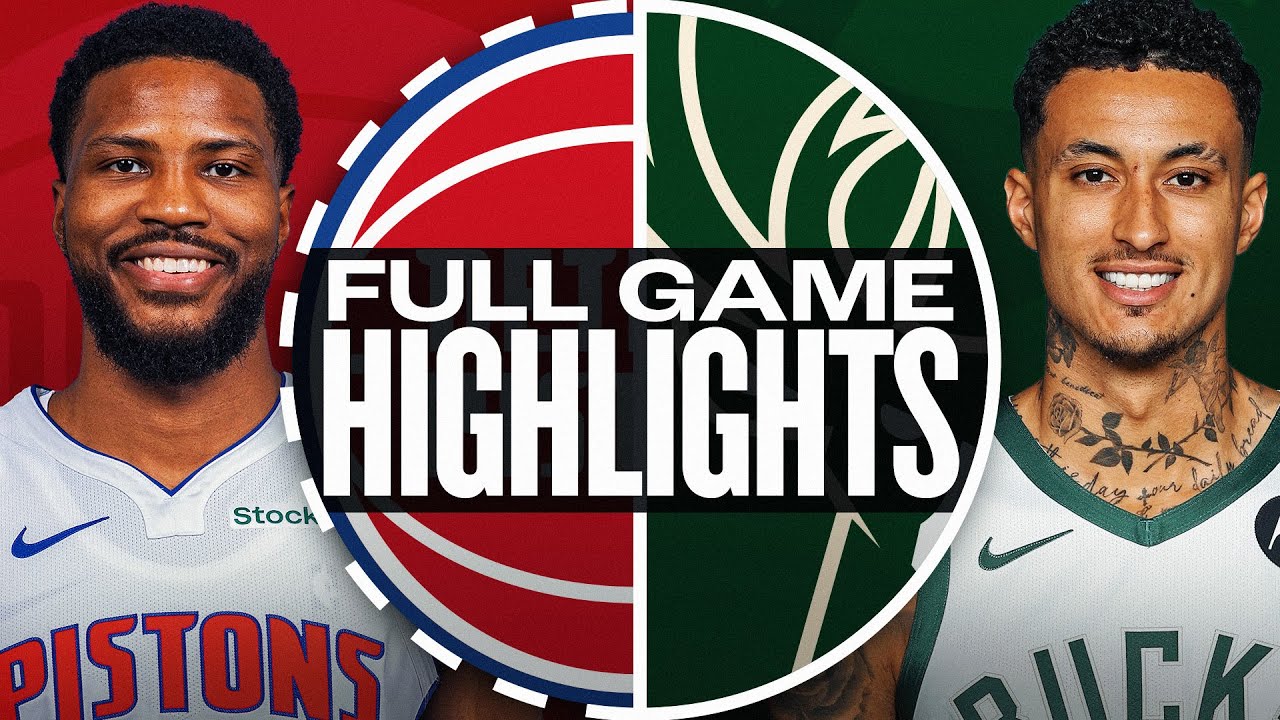 PISTONS at BUCKS | FULL GAME HIGHLIGHTS | April 13, 2025