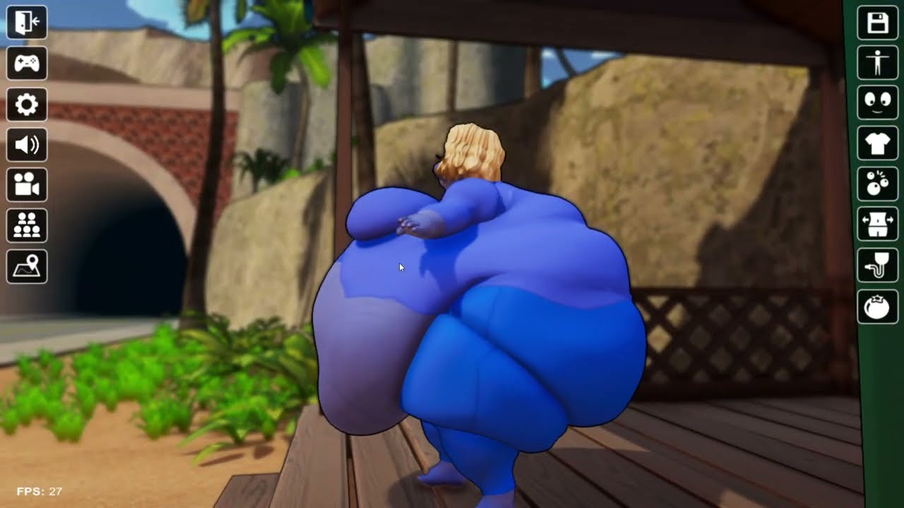 The Snackrooms: Violet tries a blueberry (inflation) at the beach
