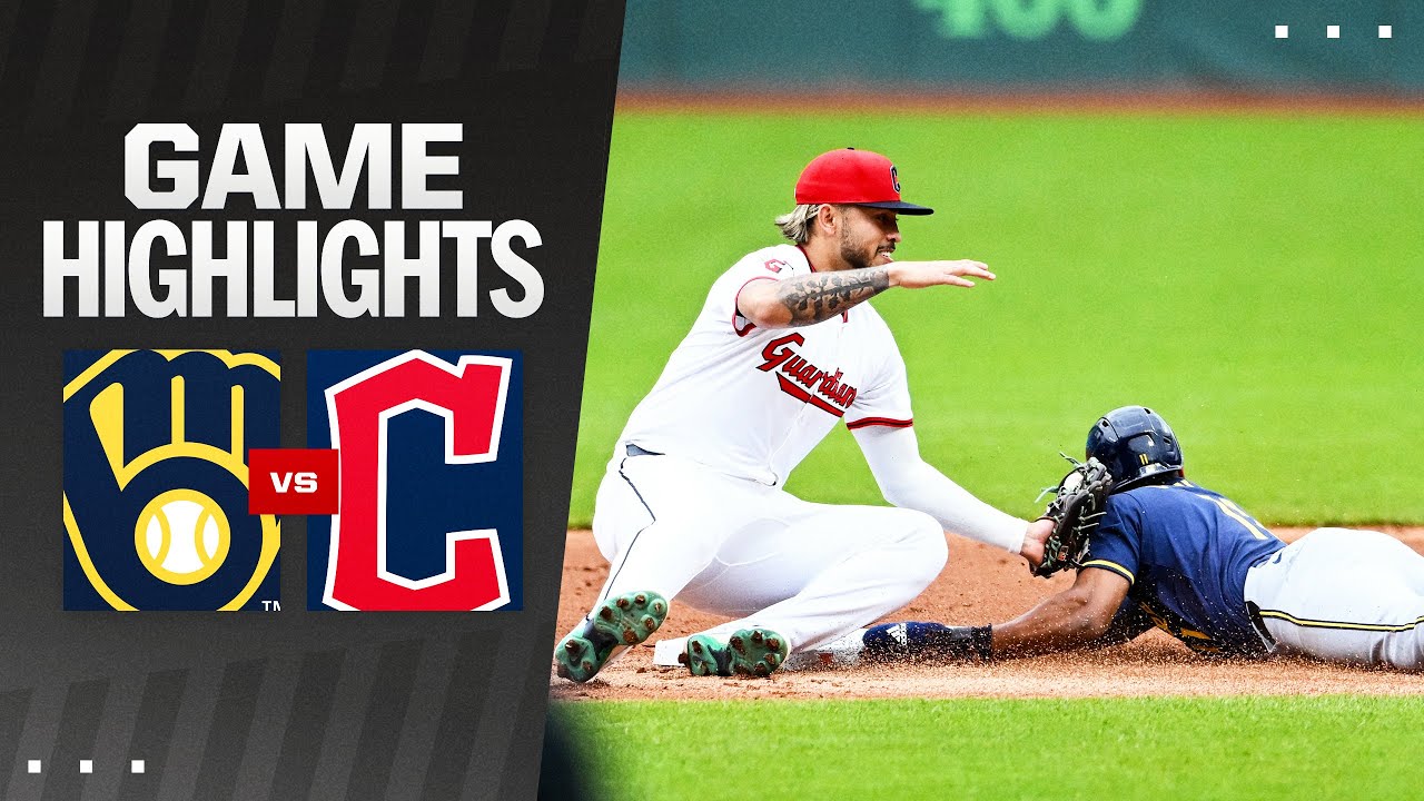 Brewers vs. Guardians Game Highlights (5/13/25) | MLB Highlights
