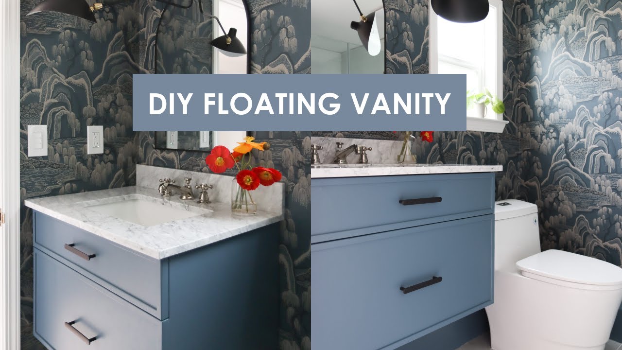 DIY Floating Bathroom Vanity