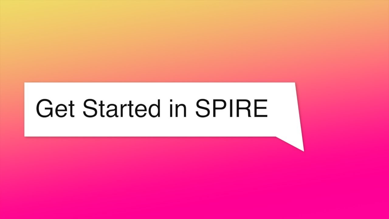 How To: Get Started in SPIRE at UMass Amherst