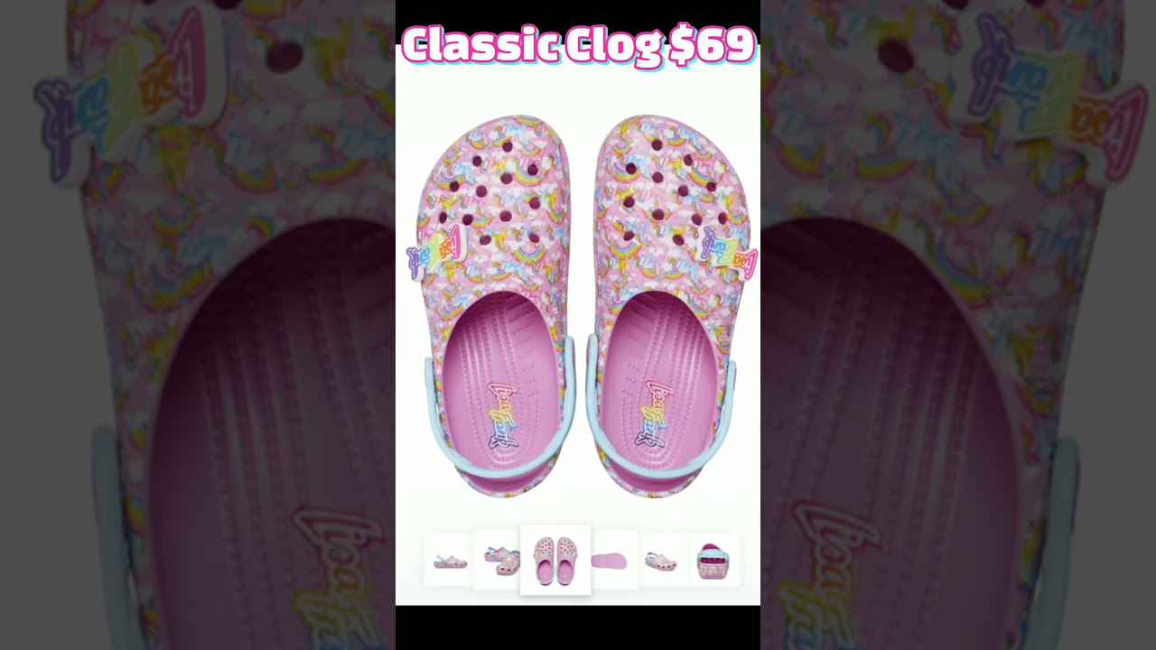 Crocs x Lisa Frank - Unicorn Clogs #crocs #crocsoriginal #lisafrank
