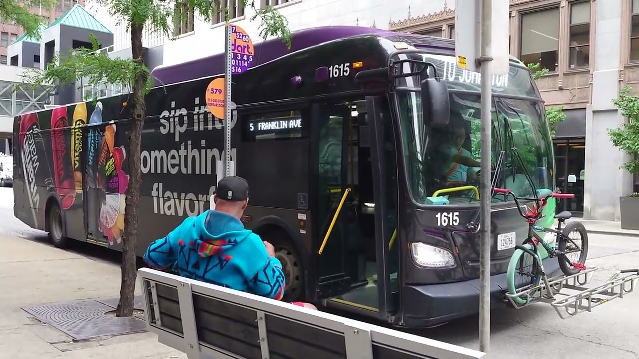DART 2016 New Flyer XD40 1615 On Rt 5 Franklin Ave/Johnston