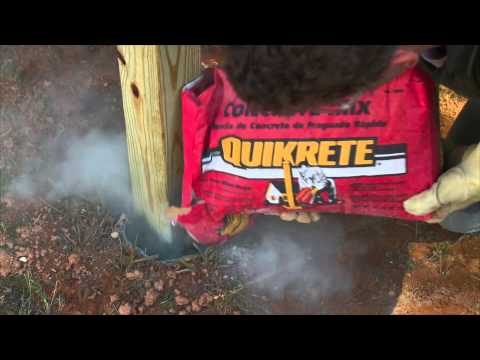 QUIKRETE Fast-Setting Concrete Mix (Product Feature)
