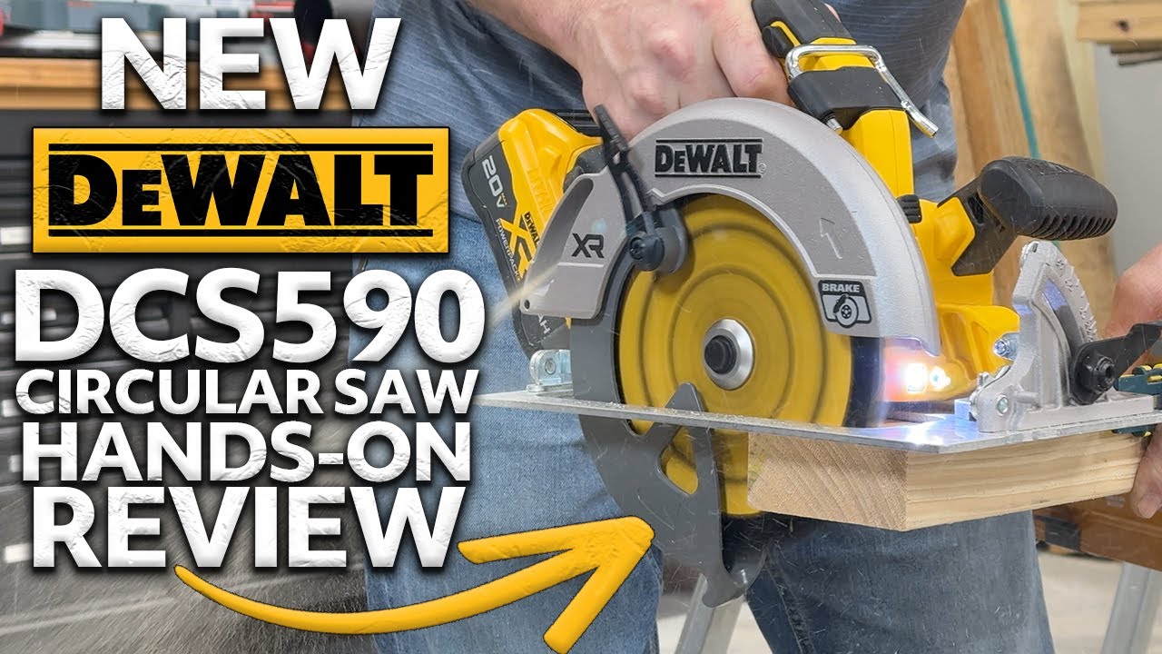 NEW DeWalt Circular Saw Review! 20V Max DCS590 *TESTED*