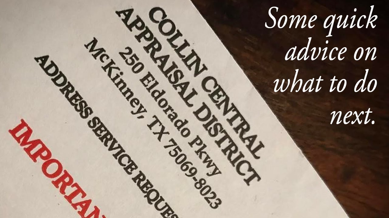 2017 Collin County Appraisal Advice