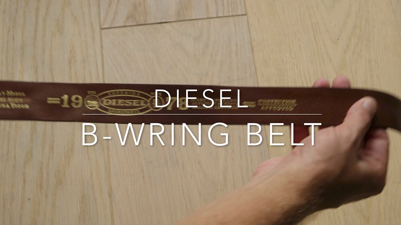 Diesel B-wring belt