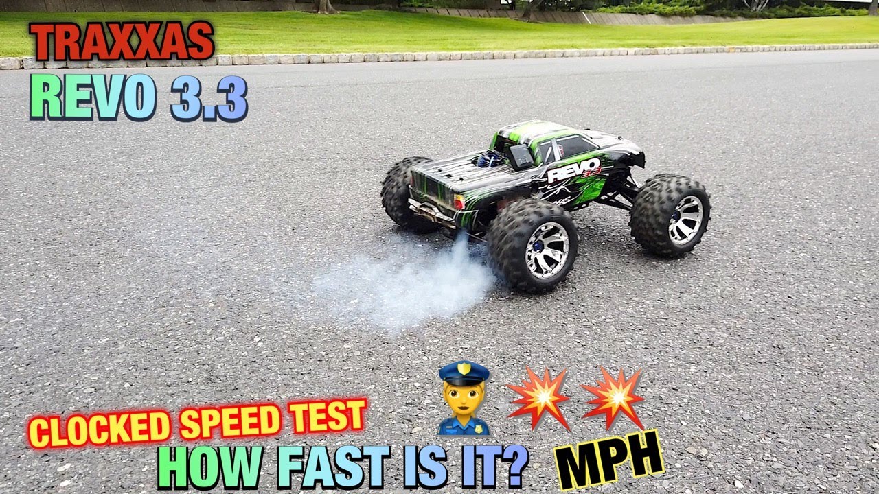 Traxxas REVO 3.3 Nitro RC speed Test || How fast is the REVO 3.3 | RC NITRO TRUCK