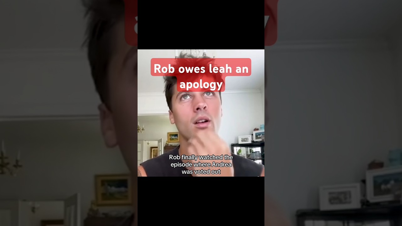 He owes Leah an Apology | rob love island usa | love island usa reunion | leah love island usa