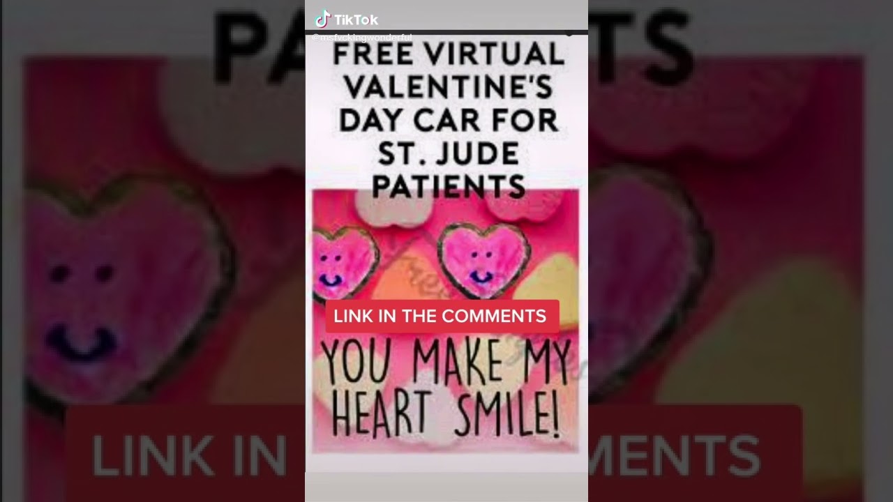 Send a sick child @stjude a Valentine’s Day Card ❣️❤️