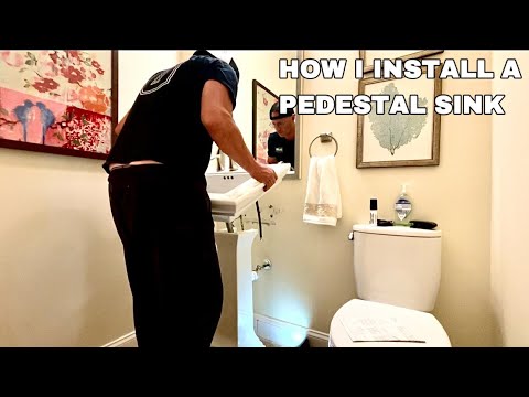 How I Install Kohler Memoirs Pedestal Sink