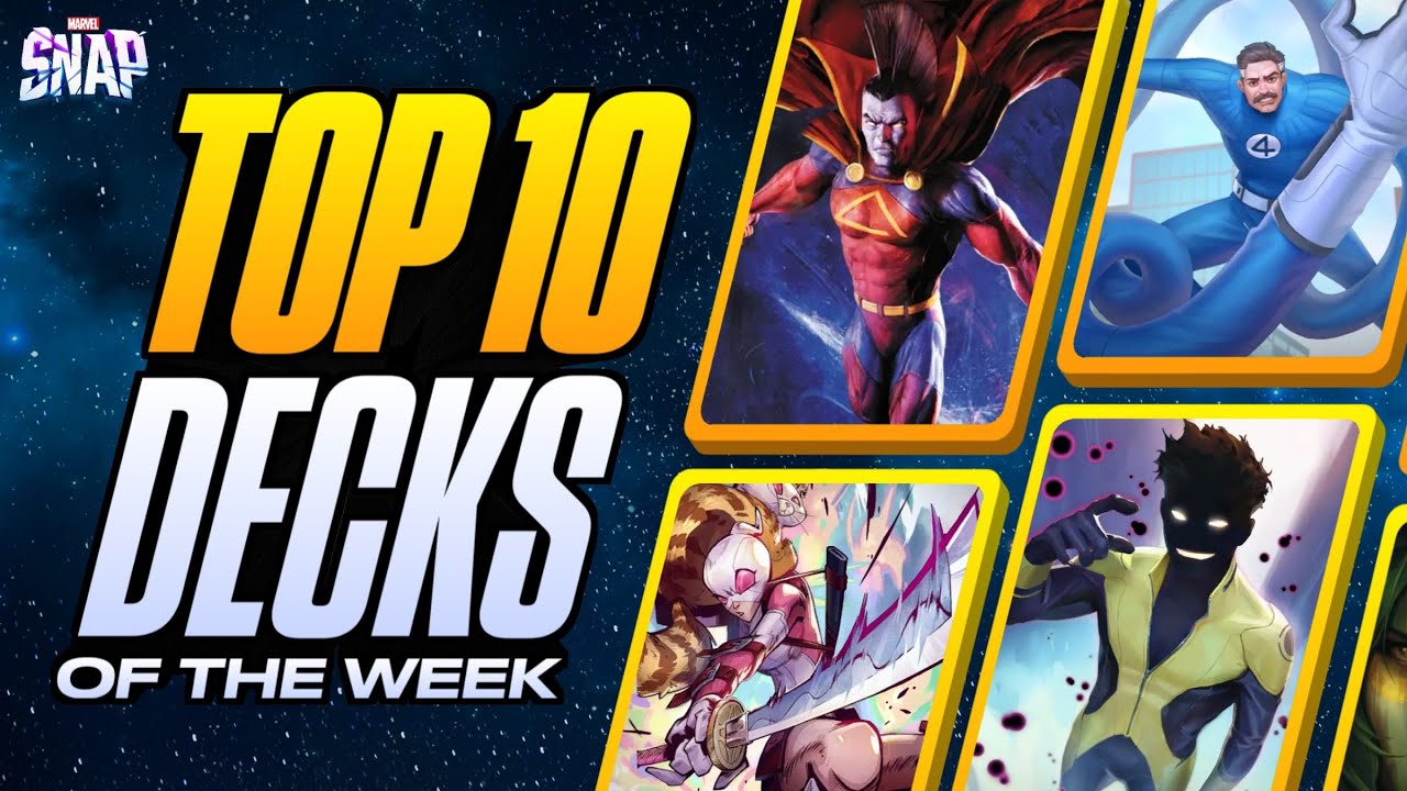 TOP 10 BEST DECKS IN MARVEL SNAP | Weekly Marvel Snap Meta Report #141