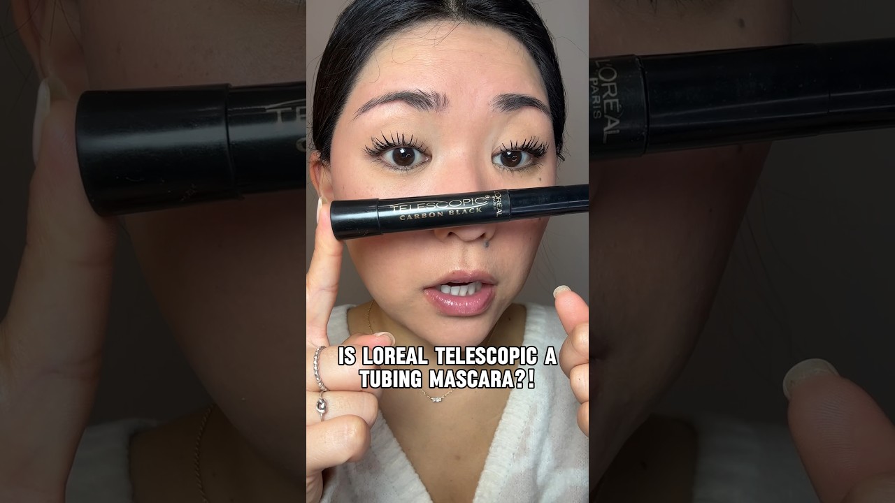 Is loreal telescopic a tubing mascara?! #tubingmascara #shorts