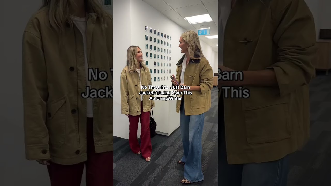 No thoughts, just barn jackets taking over this autumn winter... #barnjacket