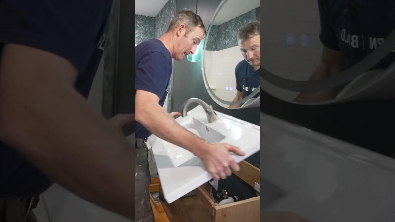 Floating Vanity Install 🔥🔥