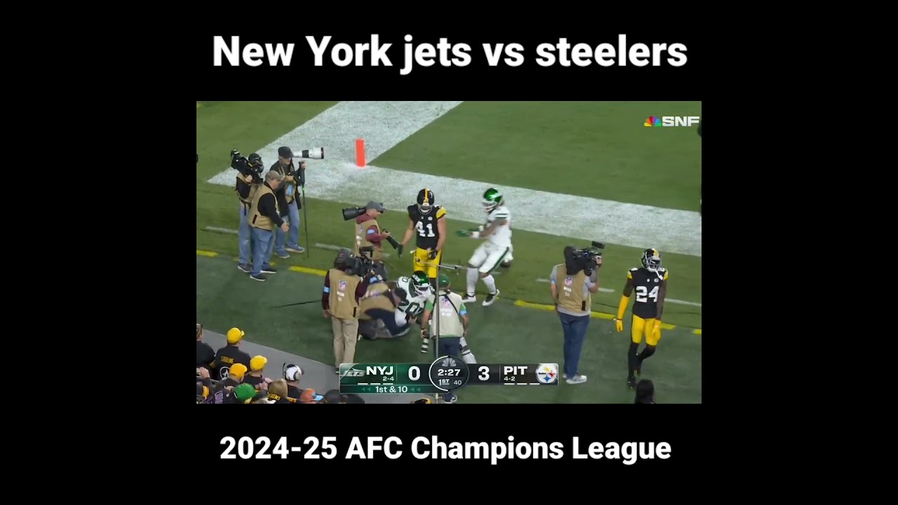 new york jets vs steelers match player stats #reels #football
