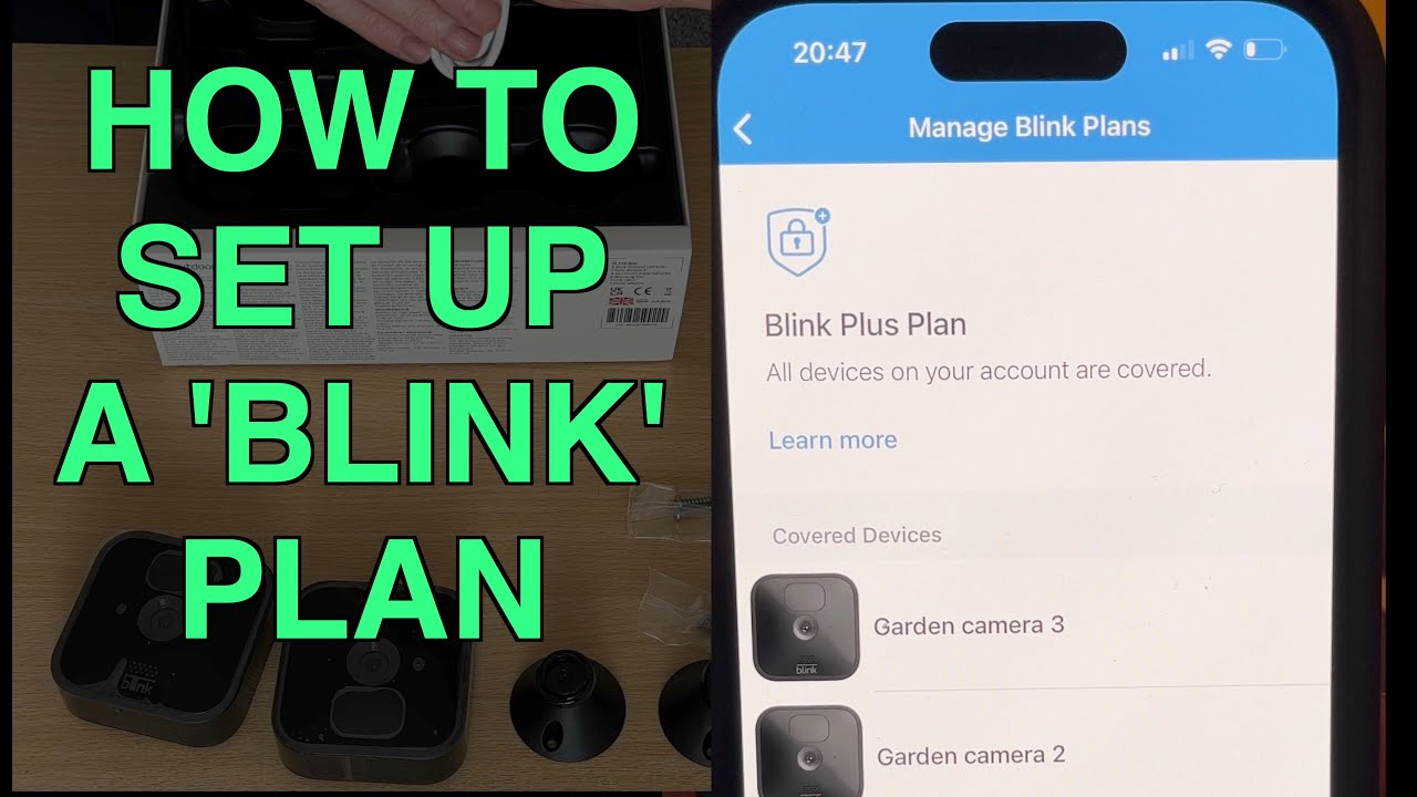 How To Set Up A Blink Subscription Plan