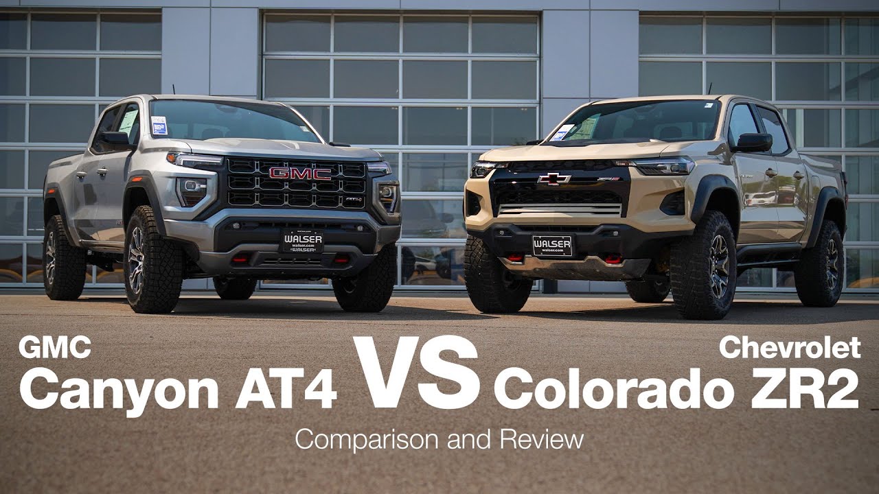2024 Chevy Colorado ZR2 vs GMC Canyon AT4 | Comparison and Review