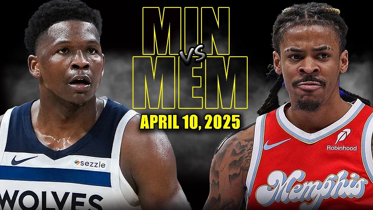 Minnesota Timberwolves vs Memphis Grizzlies Full Game Highlights - April 10, 2025 | Regular Season
