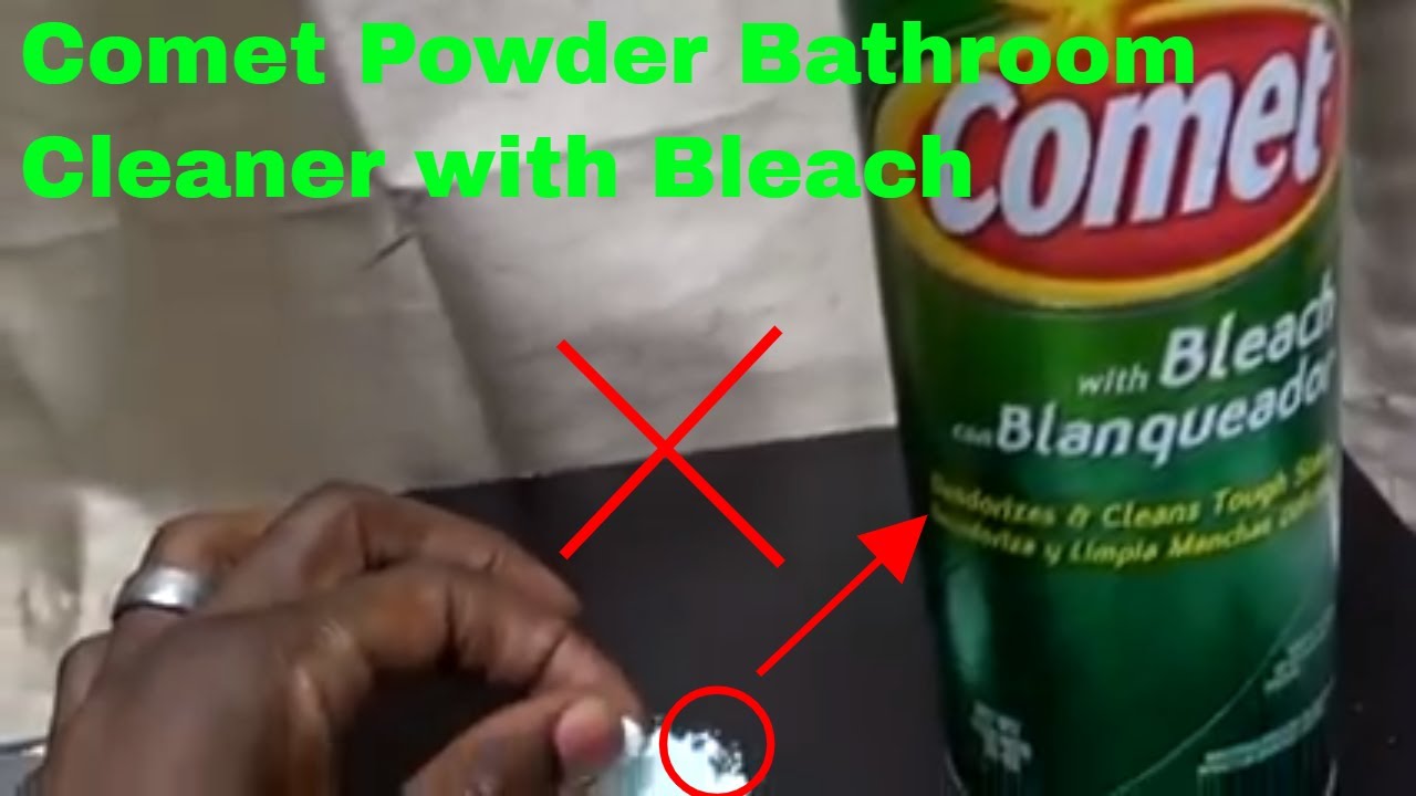 ✅ How To Use Comet Powder Bathroom Cleaner with Bleach Review