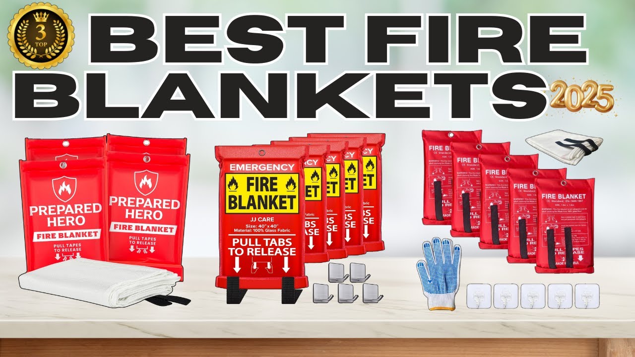 Top 3 Fire Blankets of 2025: Keep Your Home Safe and Fire-Free! 🏠🔥