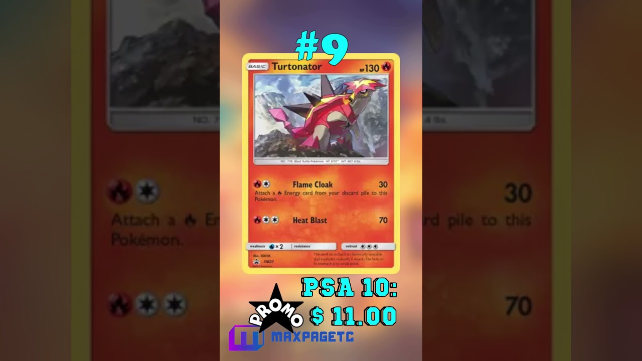 Top 10 Turtonator Pokémon Cards #tcg#pokémon#turtonator