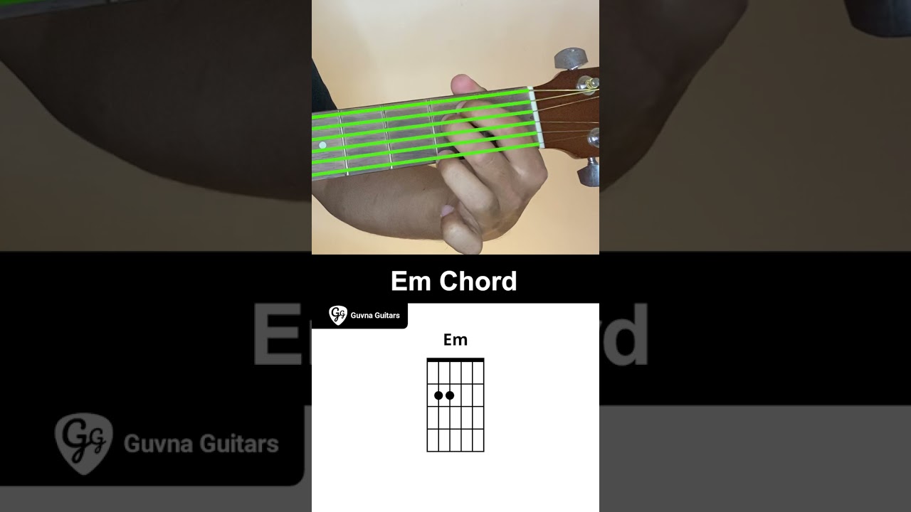 How To Play The Em Chord On Guitar - Guvna Guitars