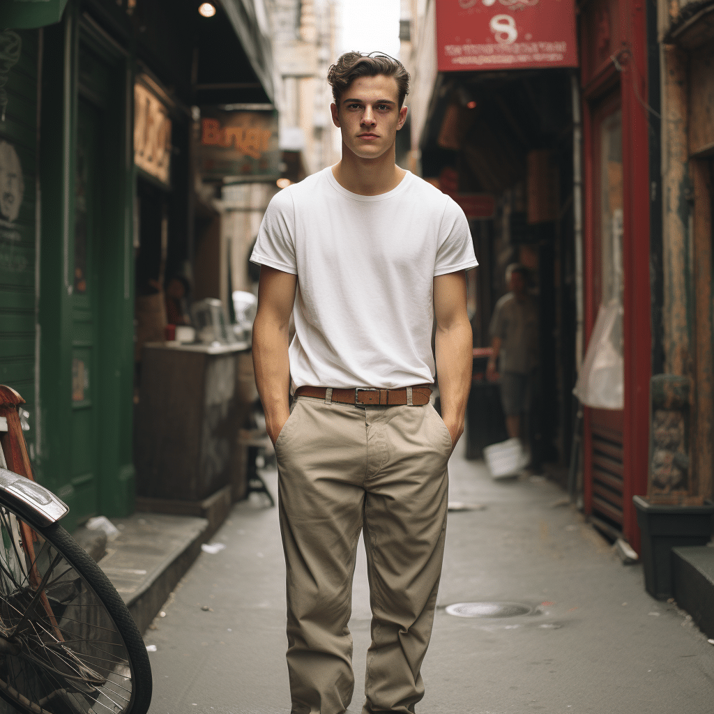khaki pants