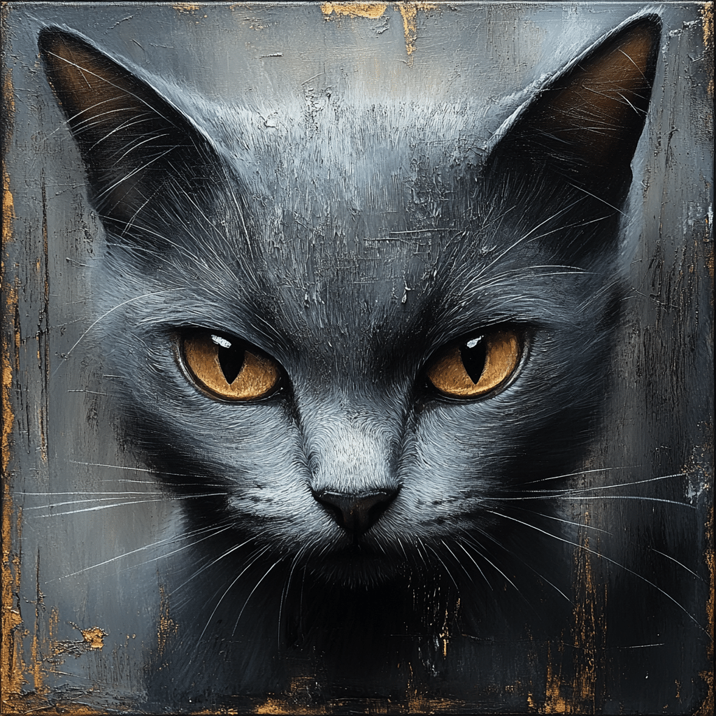 grey cat