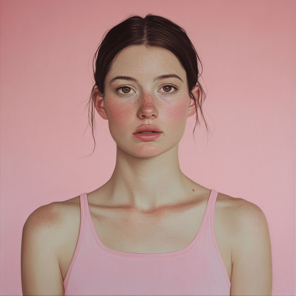pink top