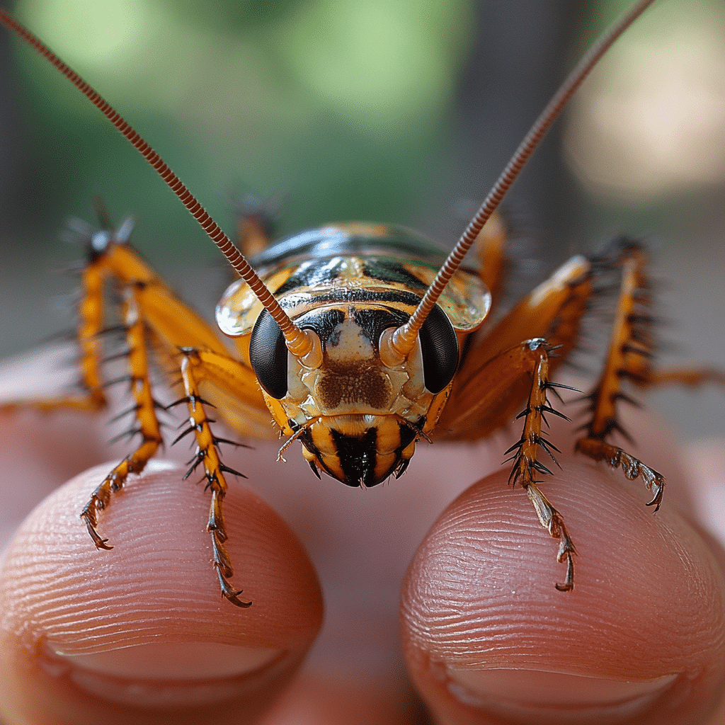 do cockroaches bite