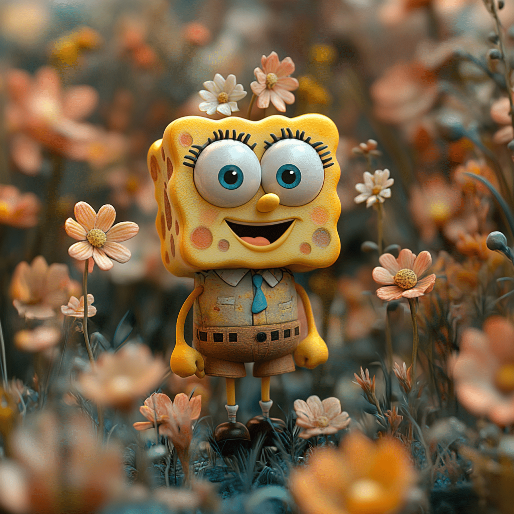 spongebob flowers