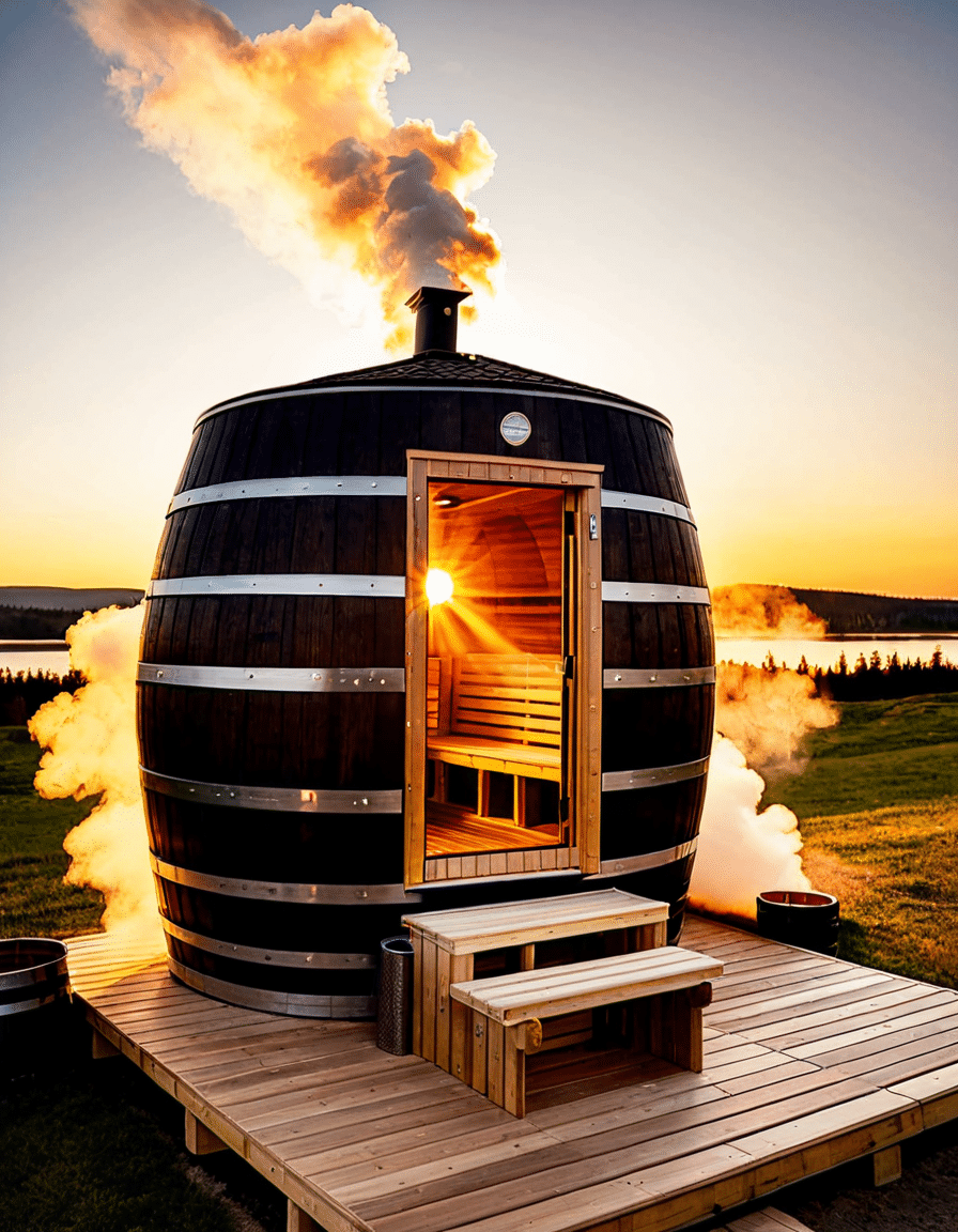 barrel sauna