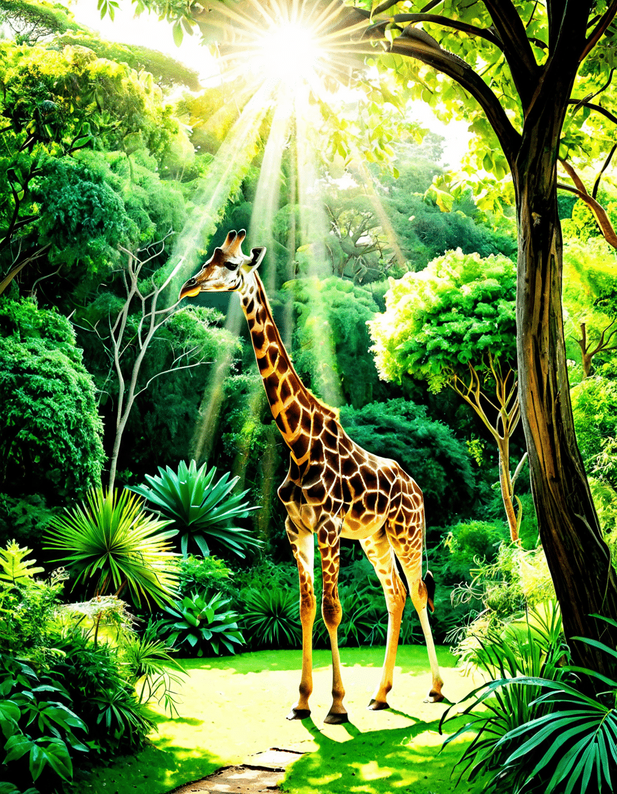 giraffe drawing