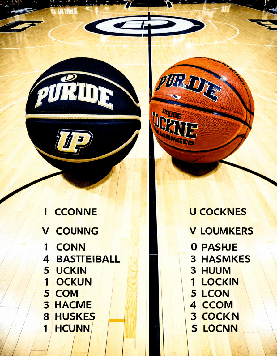 purdue boilermakers mens basketball vs uconn huskies mens basketball stats
