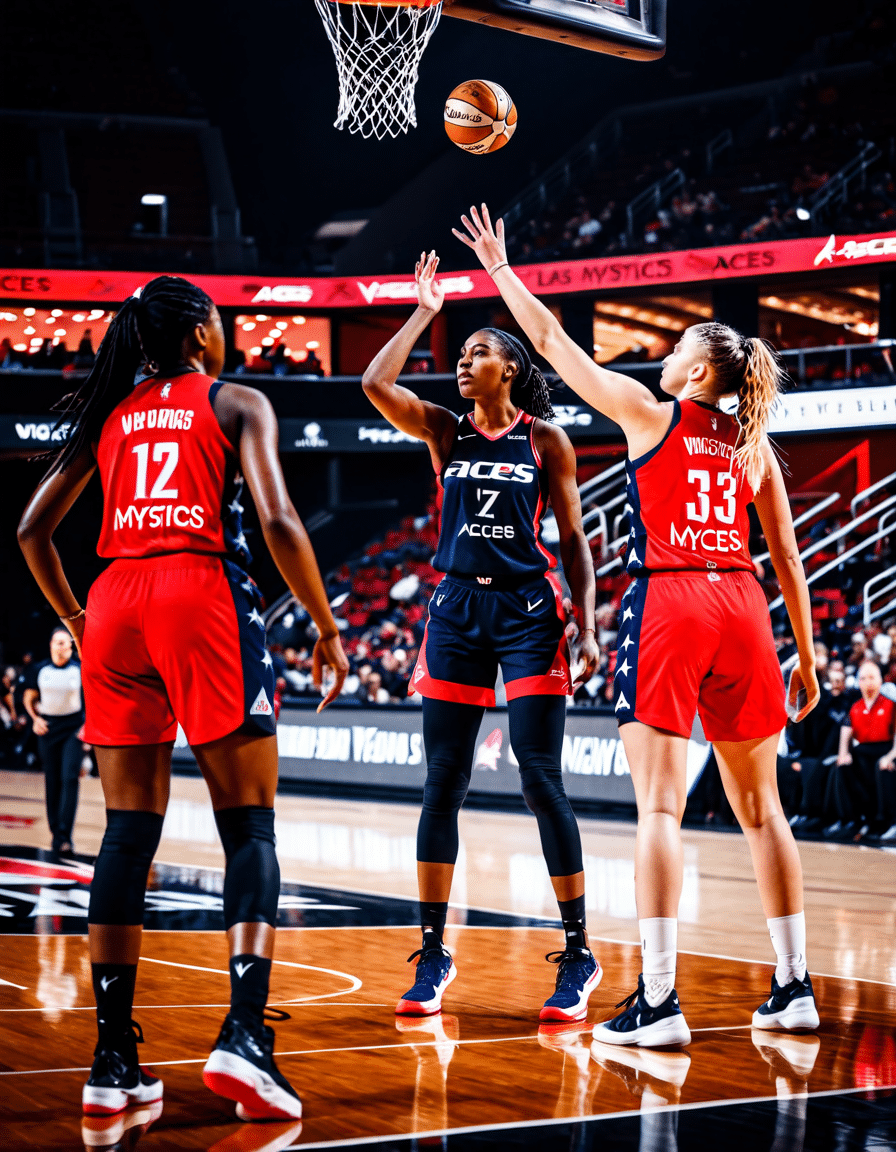 washington mystics vs las vegas aces match player stats
