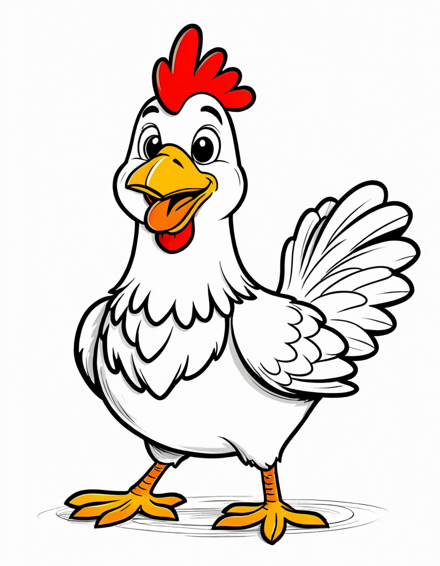 chicken drawing
