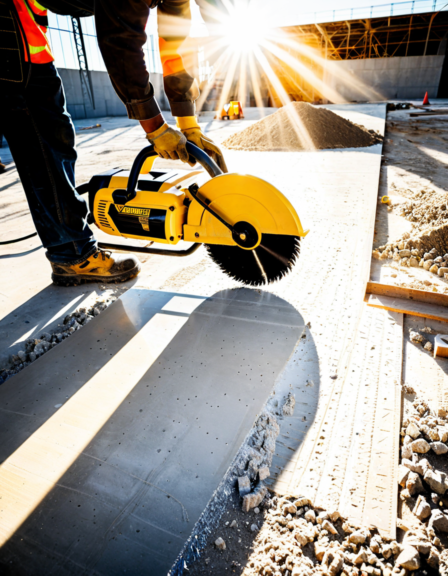 concrete saw