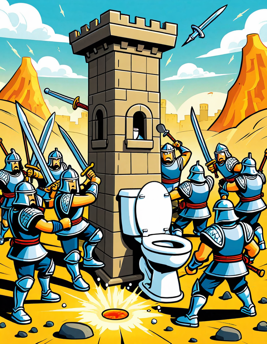 toilet tower defense
